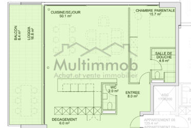 Appartement neuf de standing de trois chambres dans un cadre de vie privilégié à Aubonne