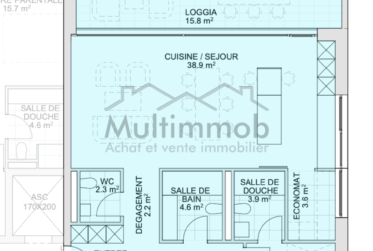 Appartement neuf de standing de trois chambres dans un cadre de vie privilégié à Aubonne