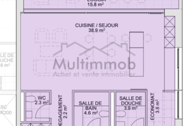 Appartement neuf de standing de trois chambres dans un cadre de vie privilégié à Aubonne